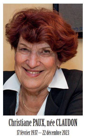 Photo christiane paux